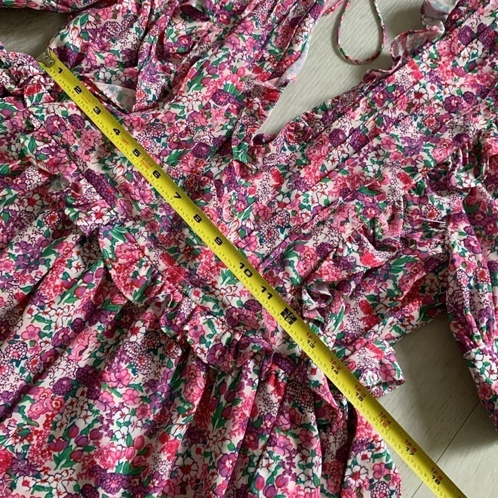 For Love and Lemons Katarina Mini Dress in Rose size M - Picture 11 of 13